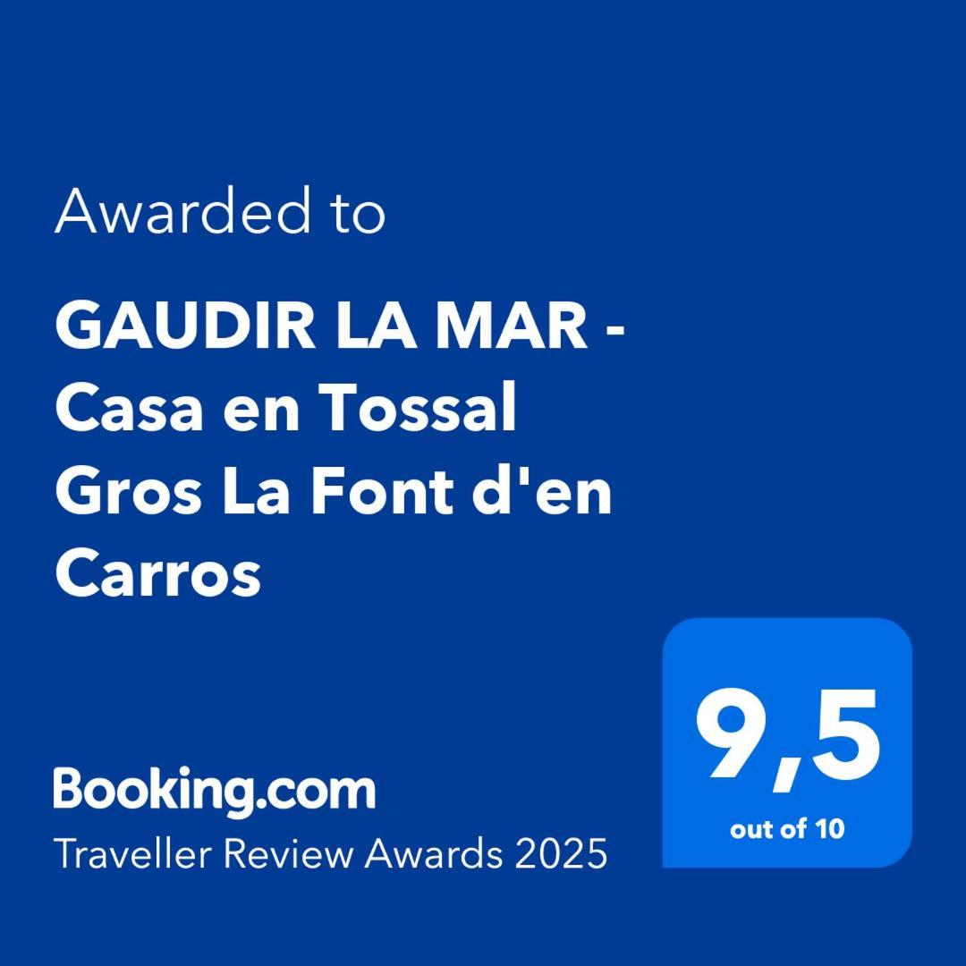 Gaudir La Mar - Casa En Tossal Gros La Font D'En Carros Villa Castillo del Reboller Eksteriør bilde
